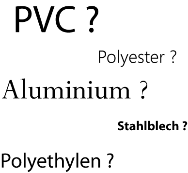 Partyzelt PVC oder PE?